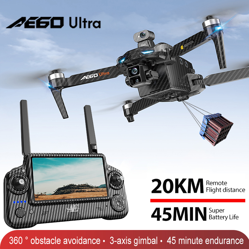 Drone Multispectral - Ae60 gps drone profissional 8k câmera