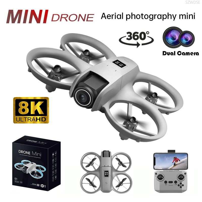 Drone Video Production - Mini Drone Profissional com Câmera 8K,