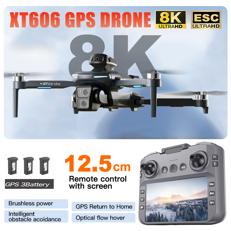 Drone XT606 MAX 3 com Câmera P - Drone Multispectral avaliação e preço